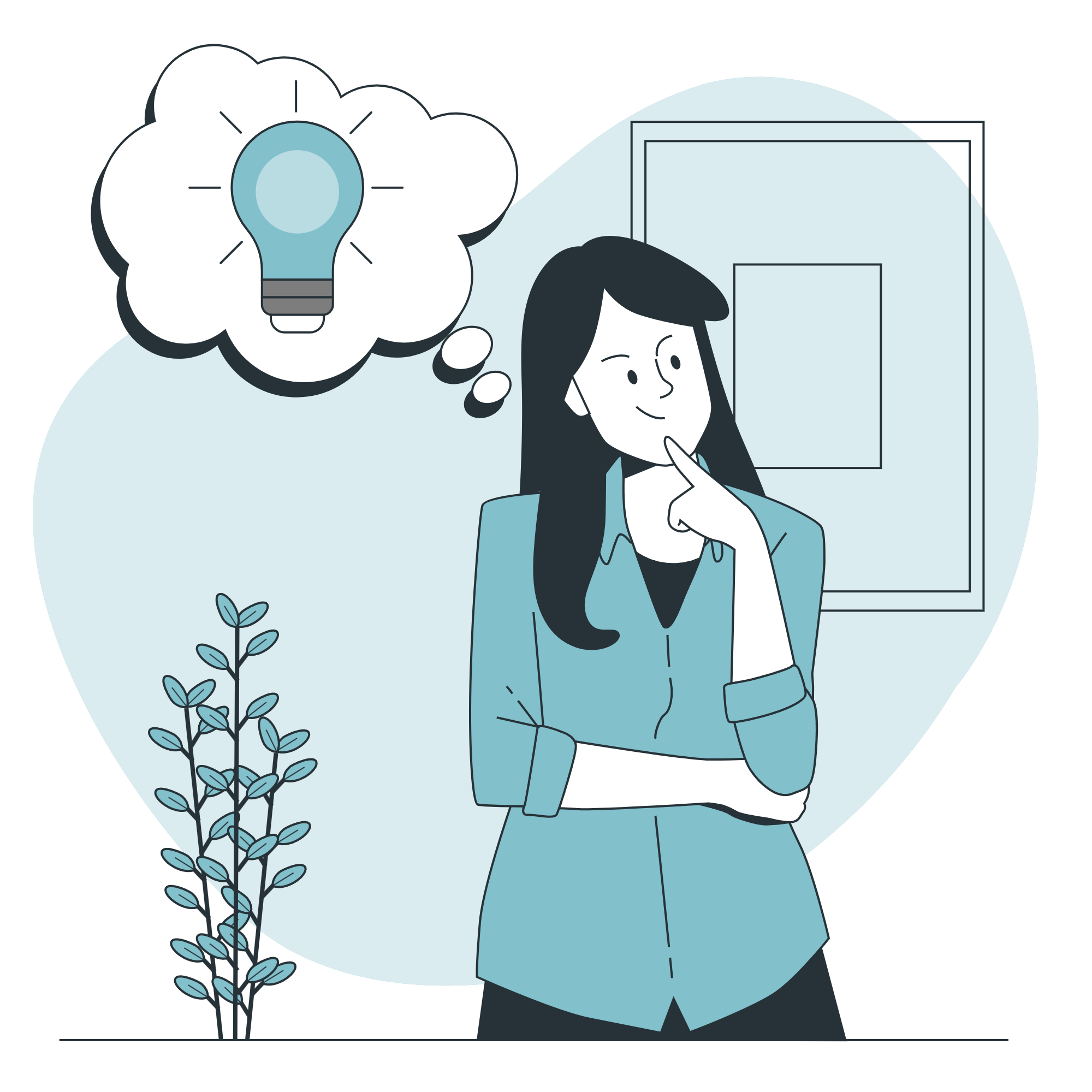 Woman thinking-bro